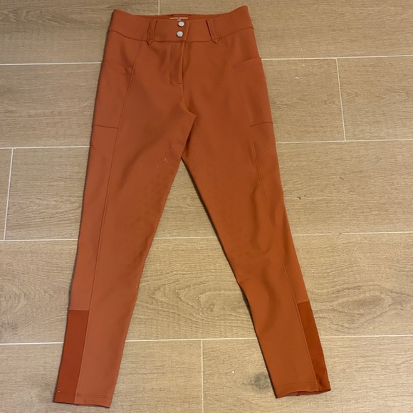 Rust Pro Free Ride Equestrian Breeches - Picture 3 of 5